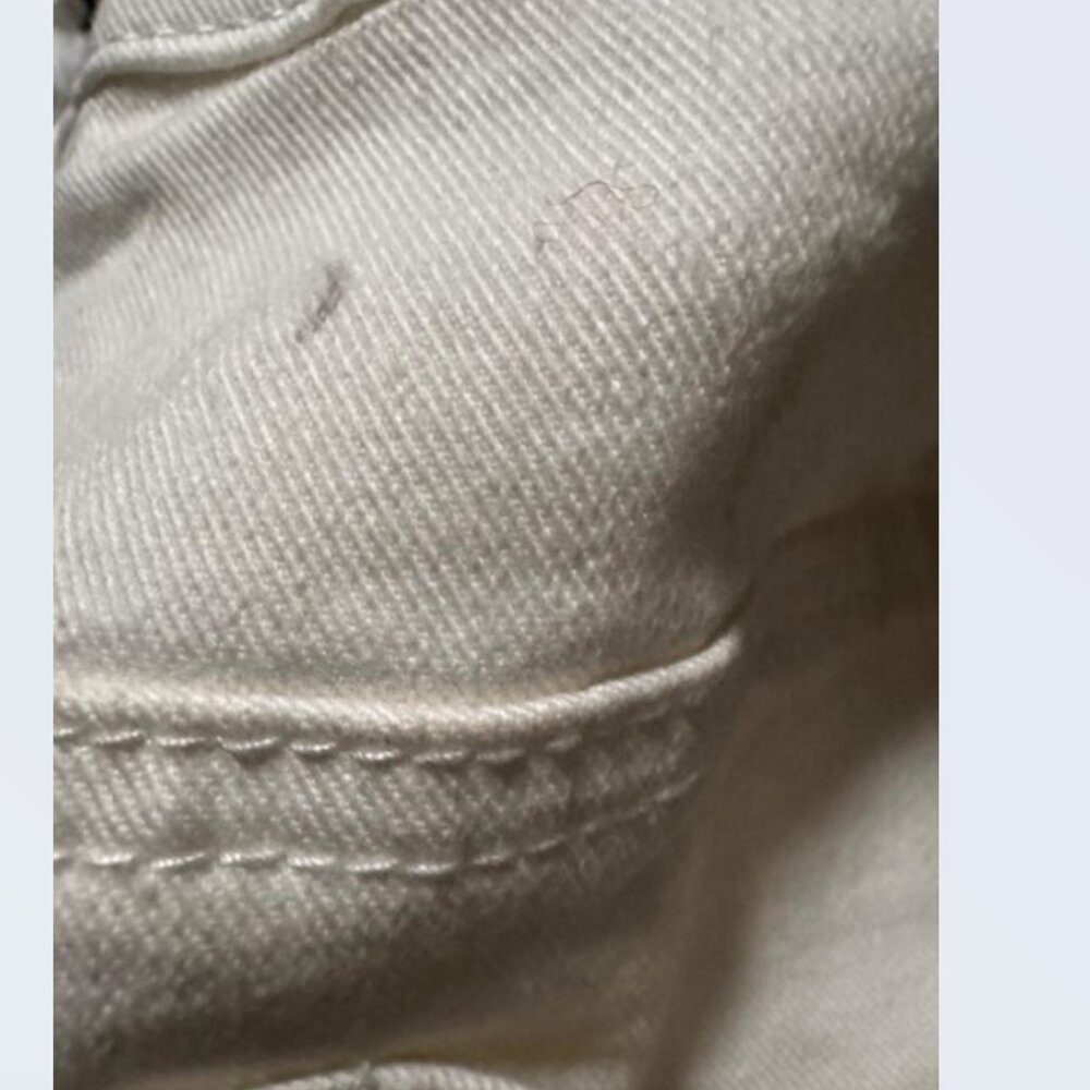 ASOS Skinny Jeans In White With Patches - Picture 14 of 14